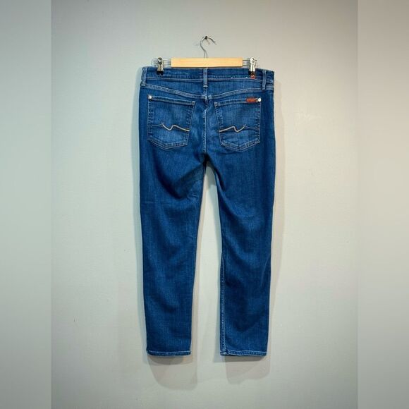 7FAM Maternity Stretch Panel Josefina Jeans Size 28 EUC - Picture 2 of 7